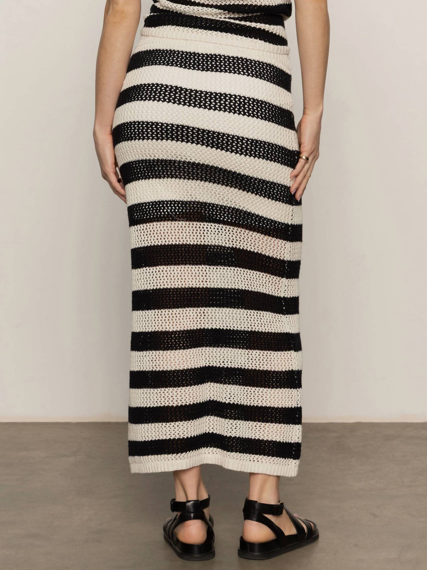Sanctuary - Crochet Sweater Maxi Skirt