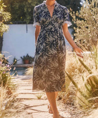 Current Air - Pullover Short Sleeve Midi Dress