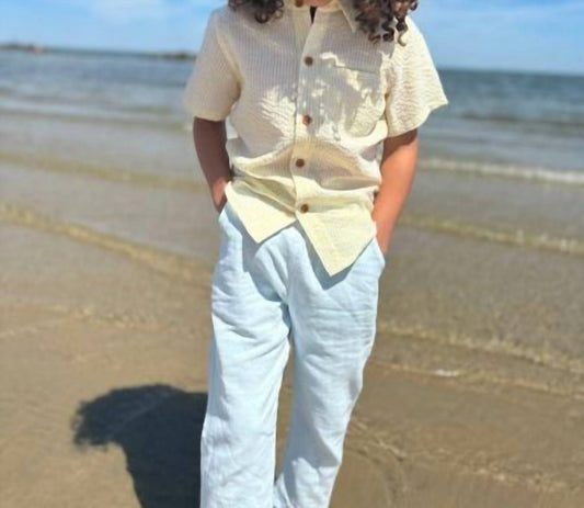 Me & Henry - Boy's Newport Seersucker Stripe Shirt