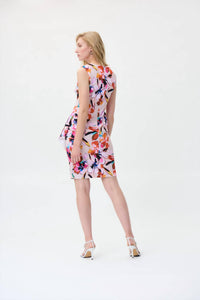 Joseph Ribkoff - Floral Ruched Wrap Dress