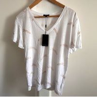 Rails - Cara Linen Jersey Cheetah Print Shirt