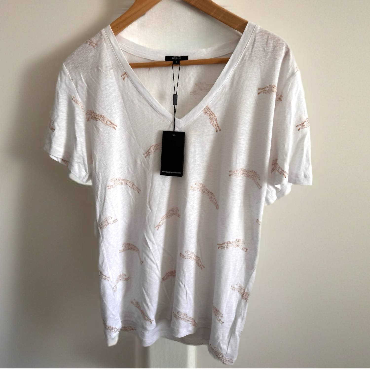 Rails - Cara Linen Jersey Cheetah Print Shirt