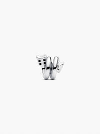 Pandora Twisting Arrow Charm in silver - women's jewelry - alternate view