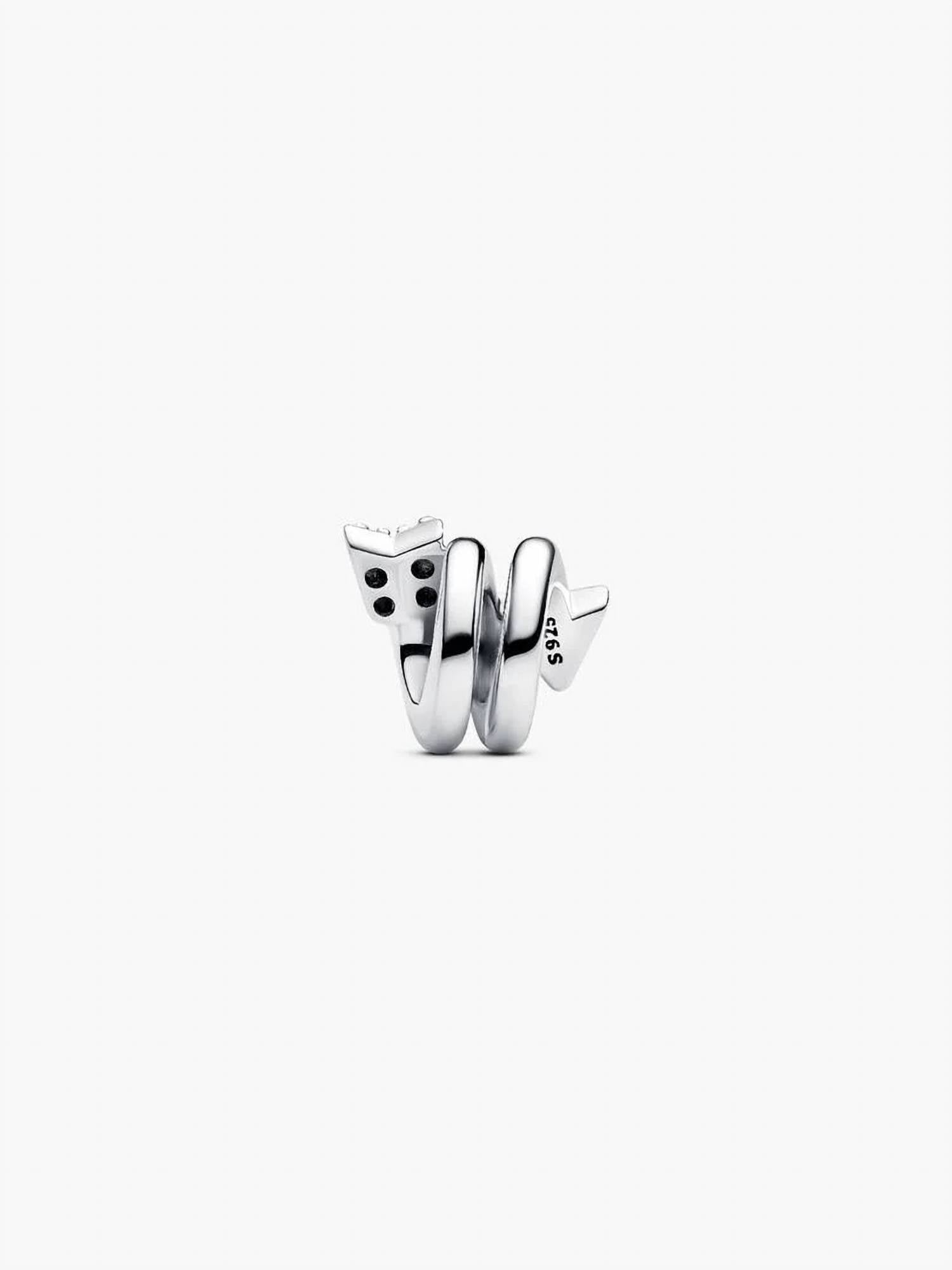Pandora Twisting Arrow Charm in silver - women's jewelry - alternate view