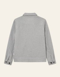 Les Deux Nash Twill Wool Jacket in grey - men's jacket - alternate view