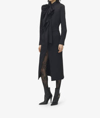Alexander Mcqueen - Ruffled Cotton Bow Shirt