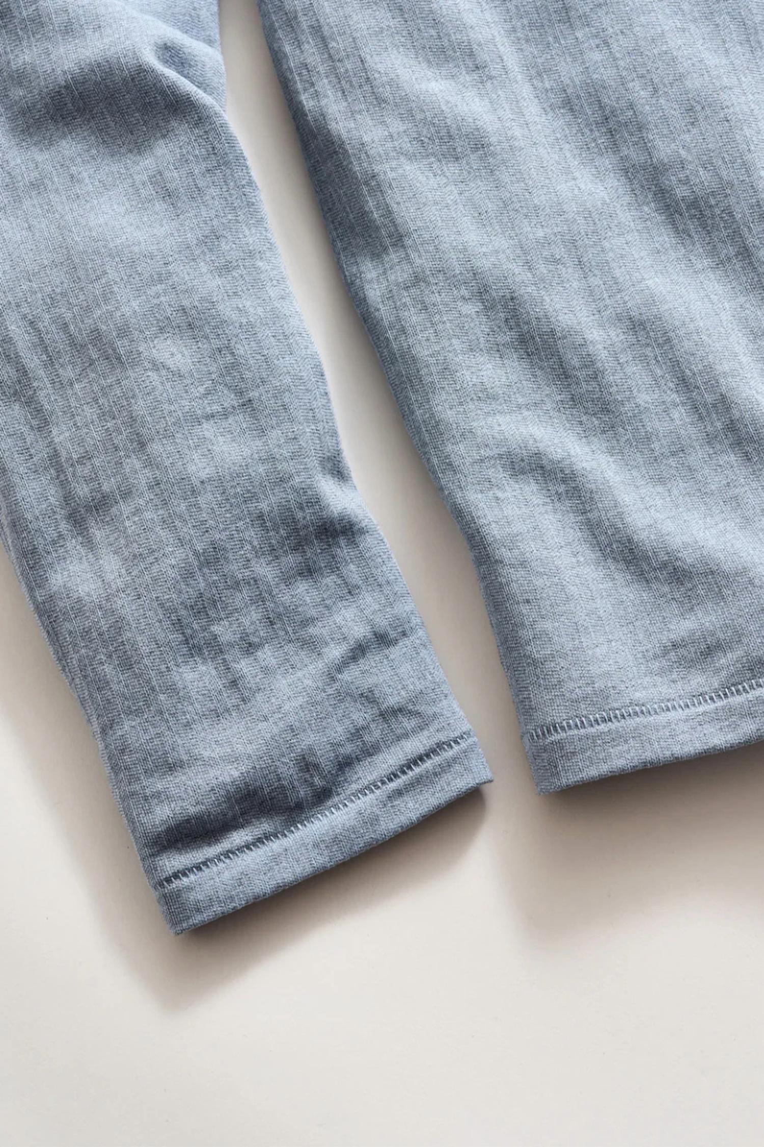Billy Reid - Long Sleeve Herringbone Polo