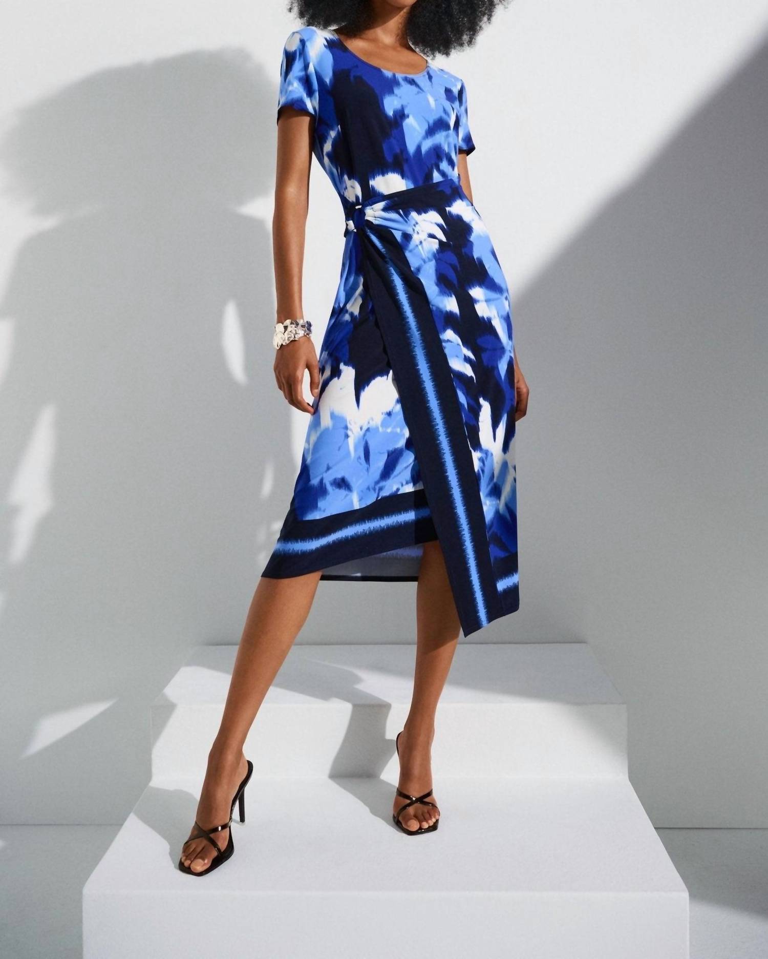 Joseph Ribkoff - Knee-length Wrap Dress