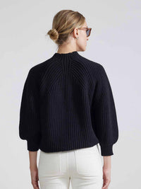 APIECE APART Eco Nueva Merel Sweater in black - women's sweater - view 4