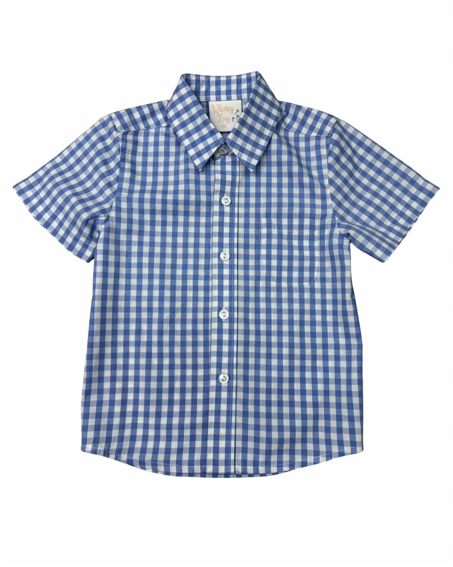 Whimsy Bay Kids - Kids' Short Sleeve Button Down Shirt