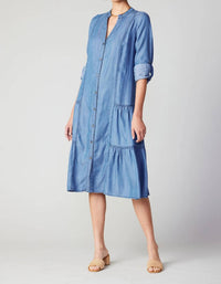 Current Air - Chambray Buttondown Dress