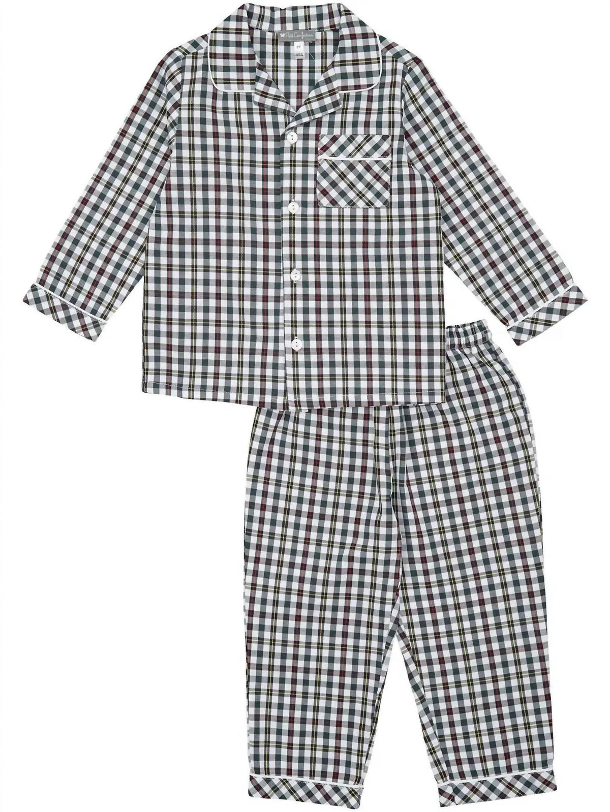 Petit Confection - Kids' Plaid Pajamas Set