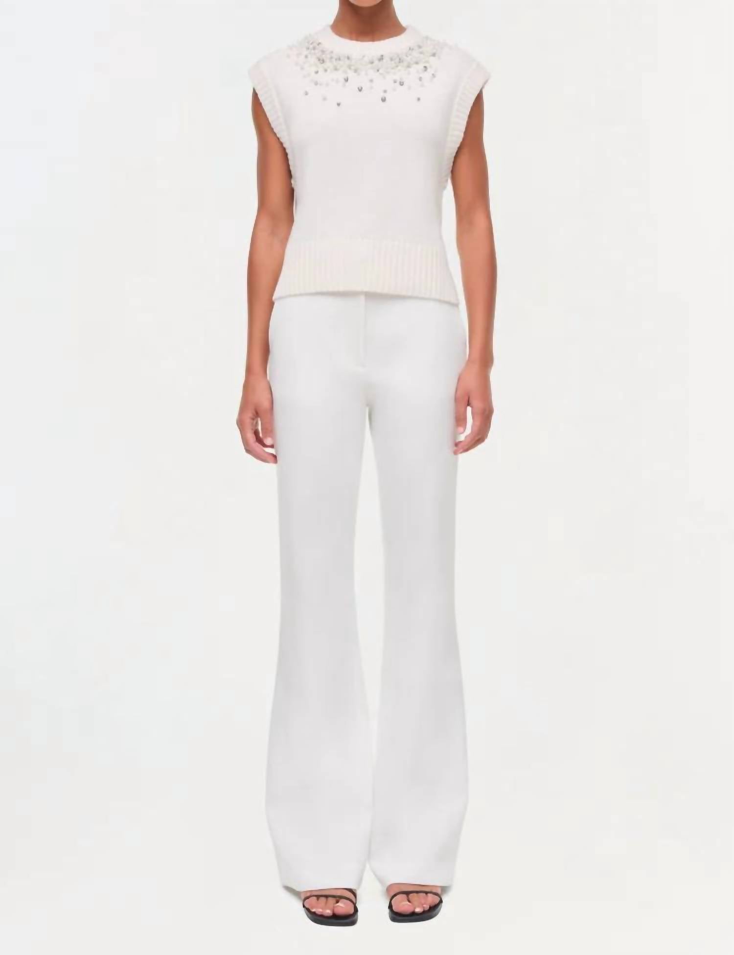 Jonathan Simkhai - Candra Embellished Knit Vest