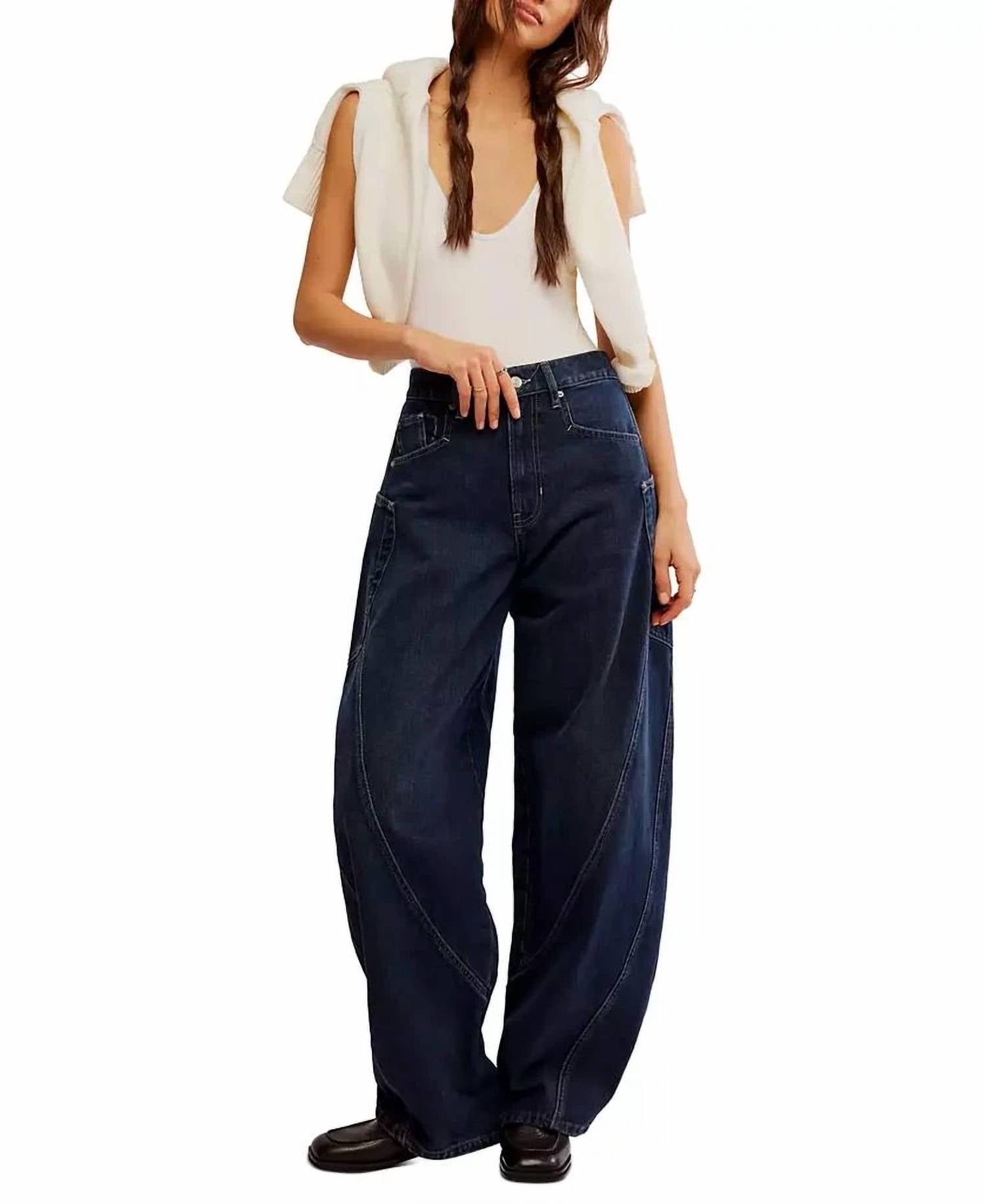Free People - High-rise Barrel Jeans