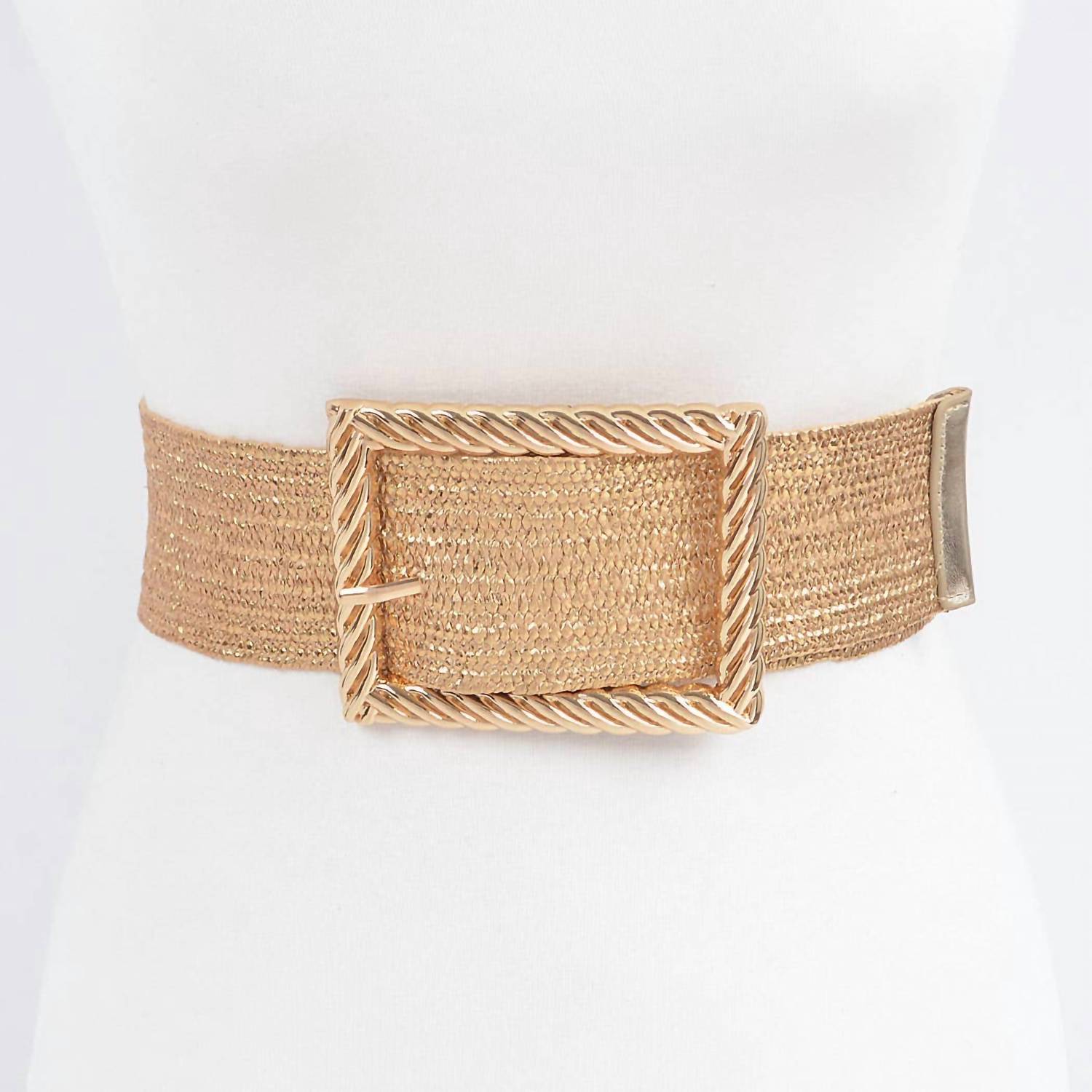 3Am By H&D Accessories - Women's Wide Square Buckle Belt - Plus