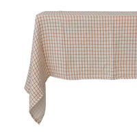 Creative Co-Op - Cotton Double Cloth Tablecloth With Grid Pattern