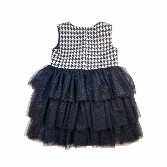 Doe A Dear - Girls Houndstooth Tutu Dress