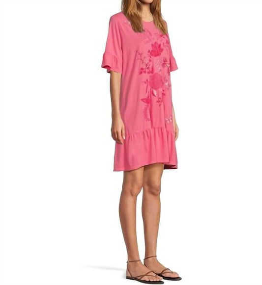 Johnny Was - RUFFLE SLEEVE KNIT DRESS DIINA