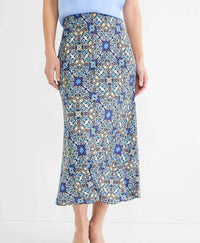 Nic + Zoe - Bias Cut Midi Skirt