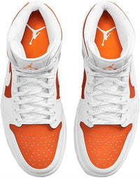 NIKE Women's Air Jordan 1 Mid Se Shoes in bright citrus - women's sneaker - view 4