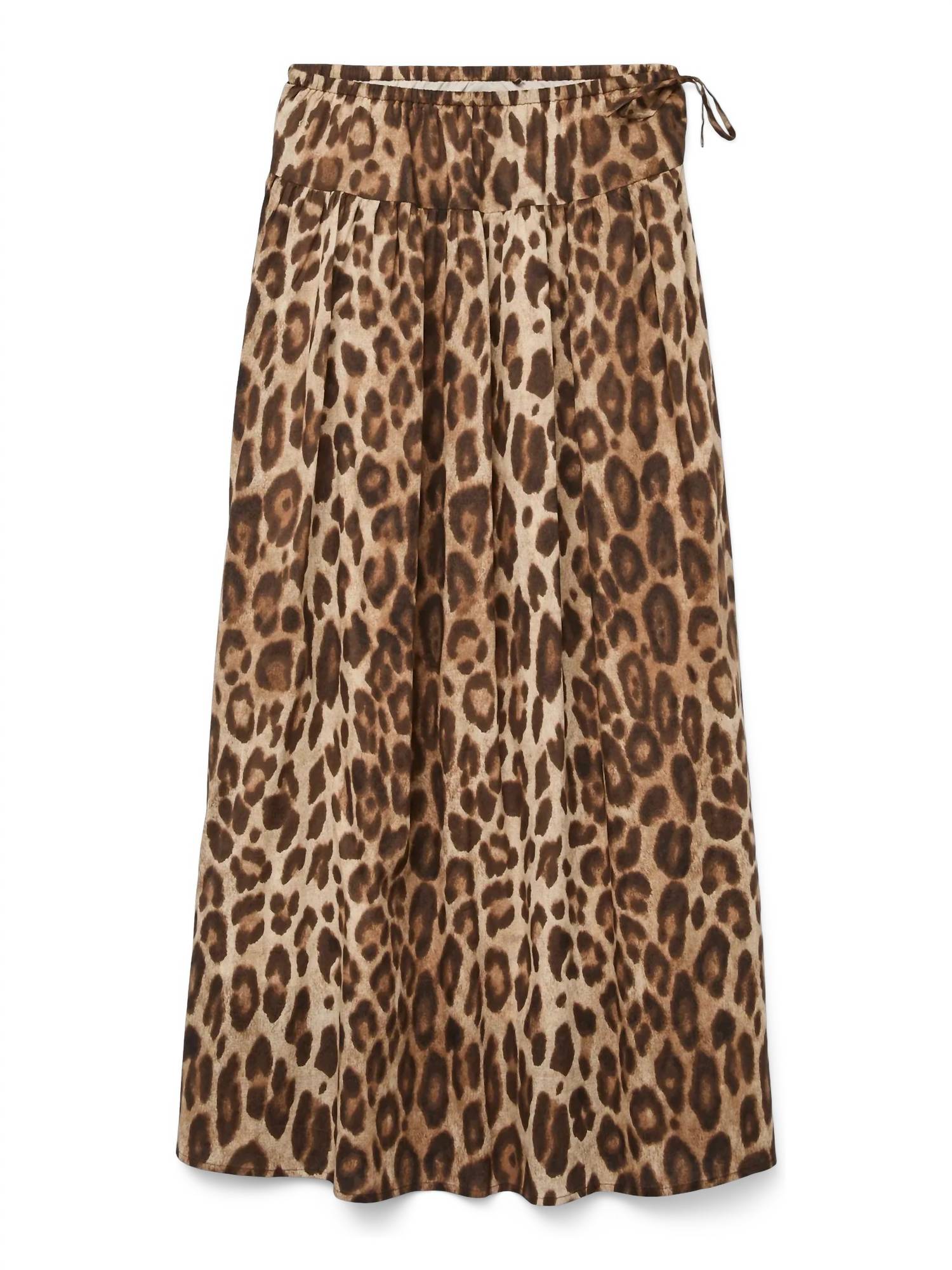 VERO MODA Roxanne Maxi Skirt in leopard - women's skirt - detail view