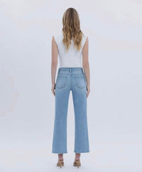 Vervet By Flying Monkey - High Rise Ankle Slim Wide Leg Jeans