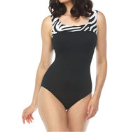 Roxanne - Chlorine Resistant Square Neck One Piece Swimsuit