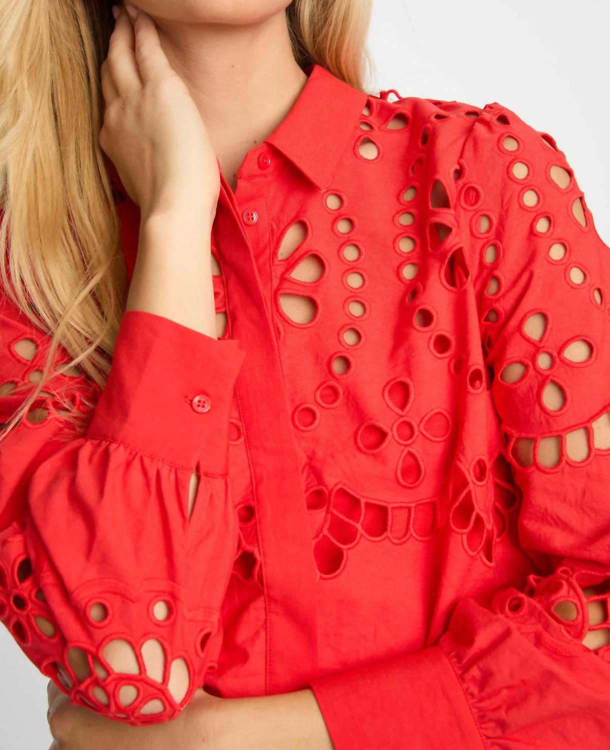 Caballero - Emmie Eyelet Lace Top