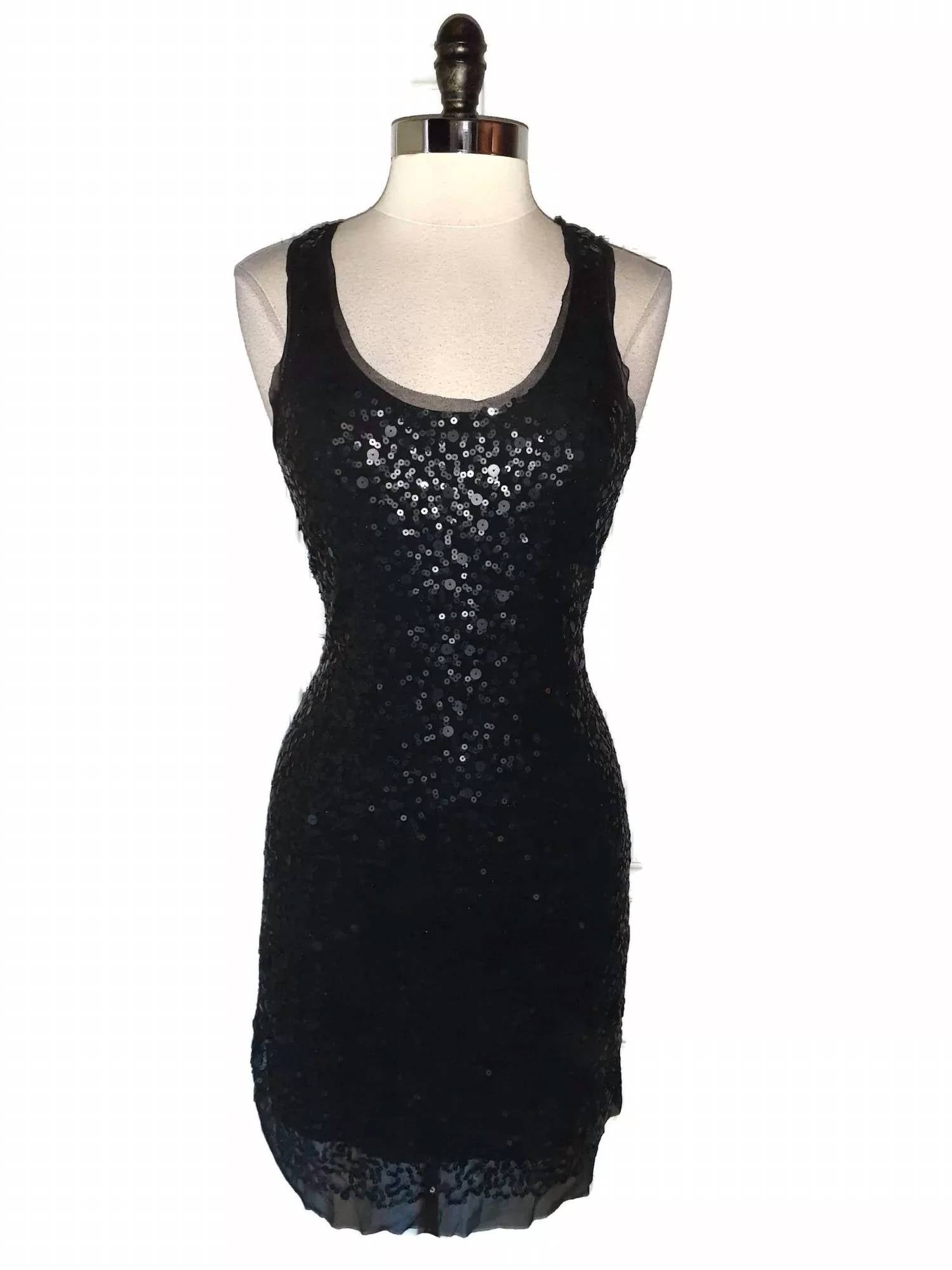 Max Studio - Sequin Tank Sleeveless Bodycon Dress