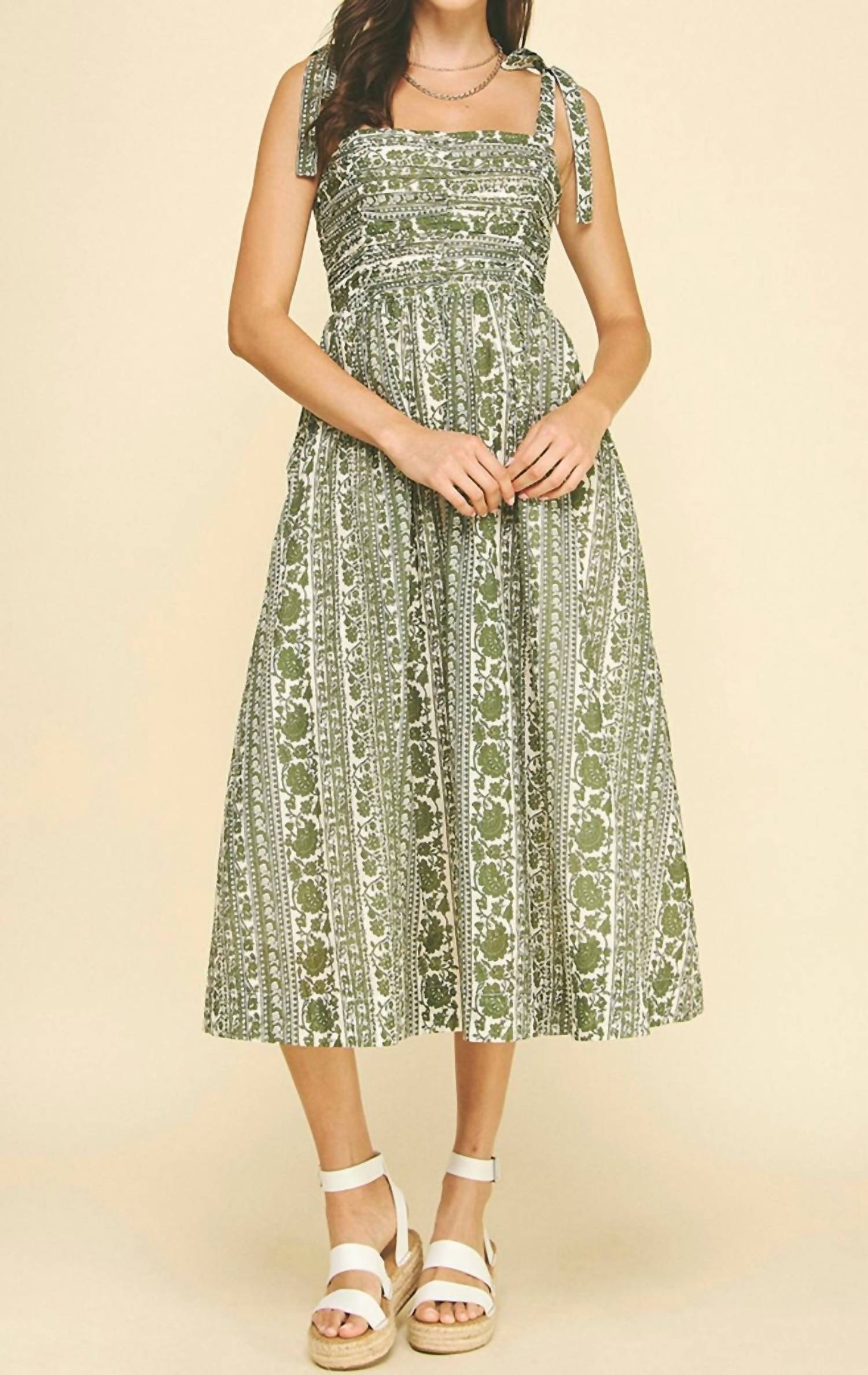 Pinch - Fancy Floral Midi Dress