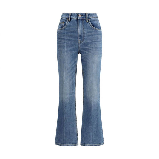 Tory Burch - Women's Cotton Cropped Flare Jeans