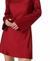 French Connection - Ennis Satin Long Sleeve Mini Dress