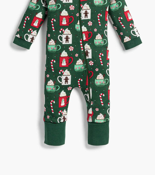 Monica + Andy - Kids Peppermint Mocha Baby Pajamas