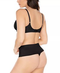 Miraclesuit Comfy Curves Waistline Thong in black - women's intimate - alternate view