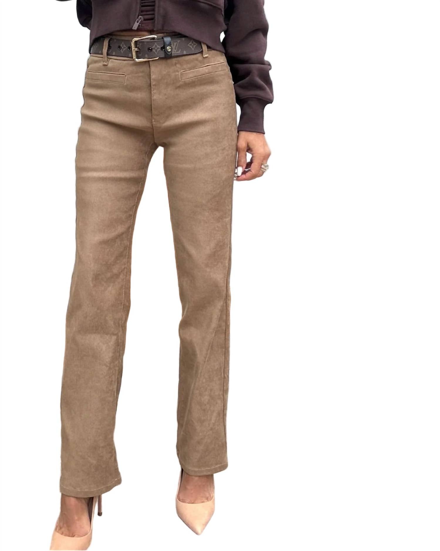 Bevy Flog - Tami Velvet Suede Jeans