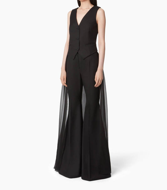 Nina Ricci - Gabardine Flared Pants
