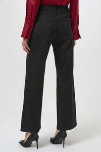 Joseph Ribkoff - Embellished Classic Wide Leg Jeans