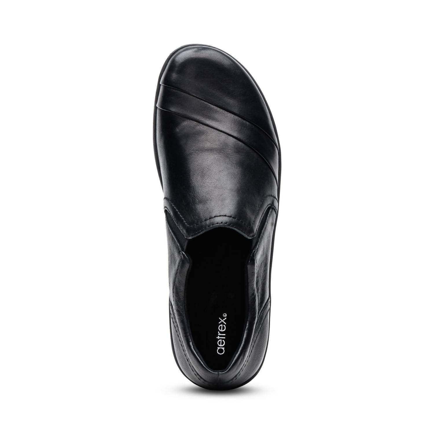 Aetrex Women's Helena Arch Support Slip On in black - women's flats - view 5