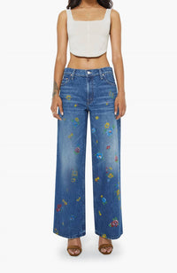 Mother - The Lil Rerun Zip Sneak Jeans