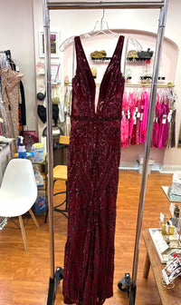 Jovani - Fitted Sequin Gown