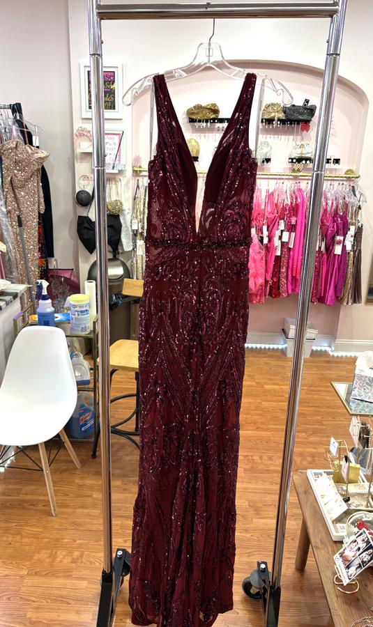 Jovani - Fitted Sequin Gown