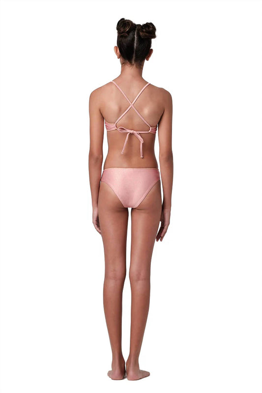 Submarine - Stitched - Rose Glitter Bikini Set