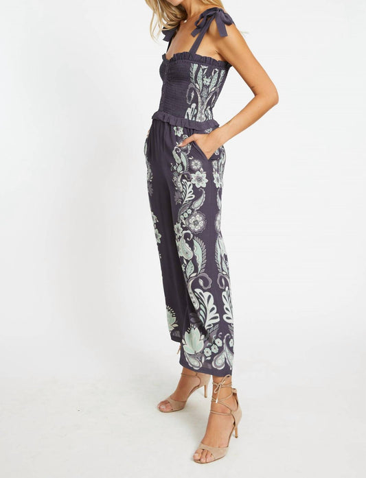 Caballero - Rose Protea Paisley Jumpsuit