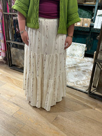 Scandal Italy - Textured Confetti Maxi Skirt