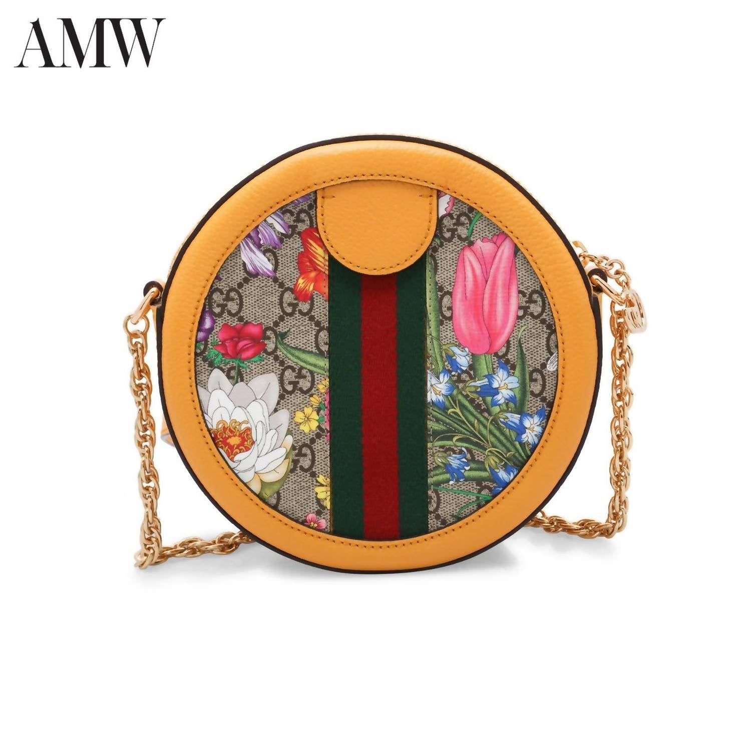 Gucci - Women's Ophidia Mini Round Shoulder Bag