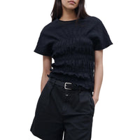 Closed - Crinkle-Effect Top