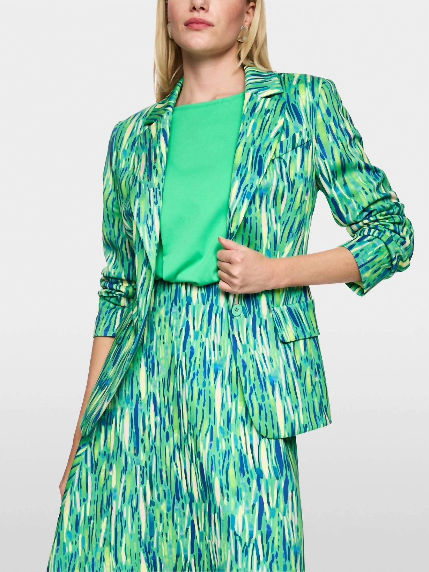 Marc Cain - Two-button scuba jersey blazer