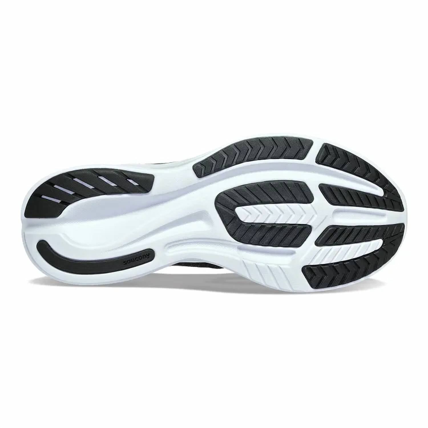 SAUCONY Men's Ride 16 Running Shoes in black white - men's shoe - view 5