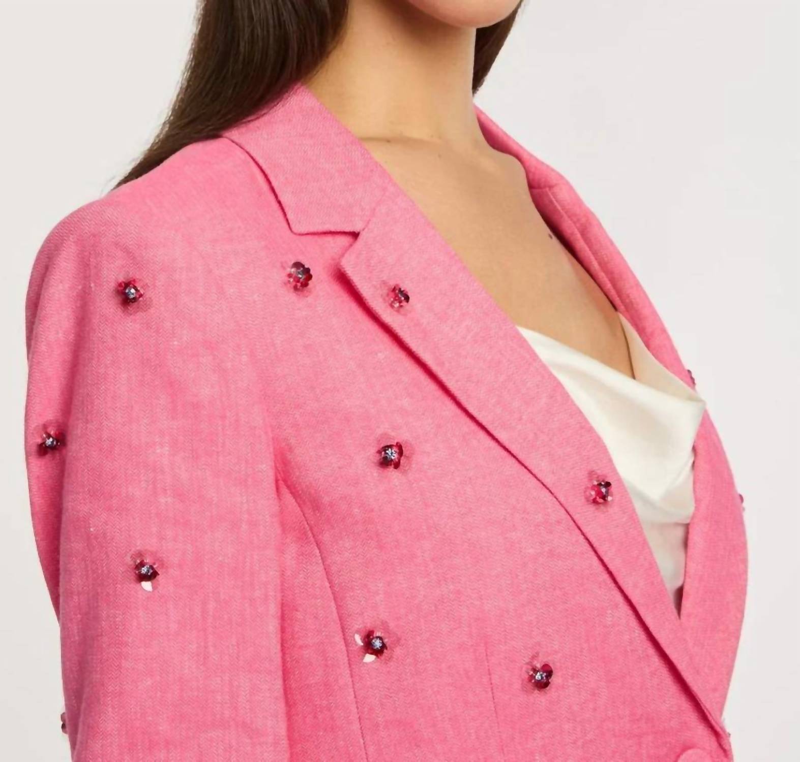 Cinq A Sept - Wildflower Paillette Kylie Blazer