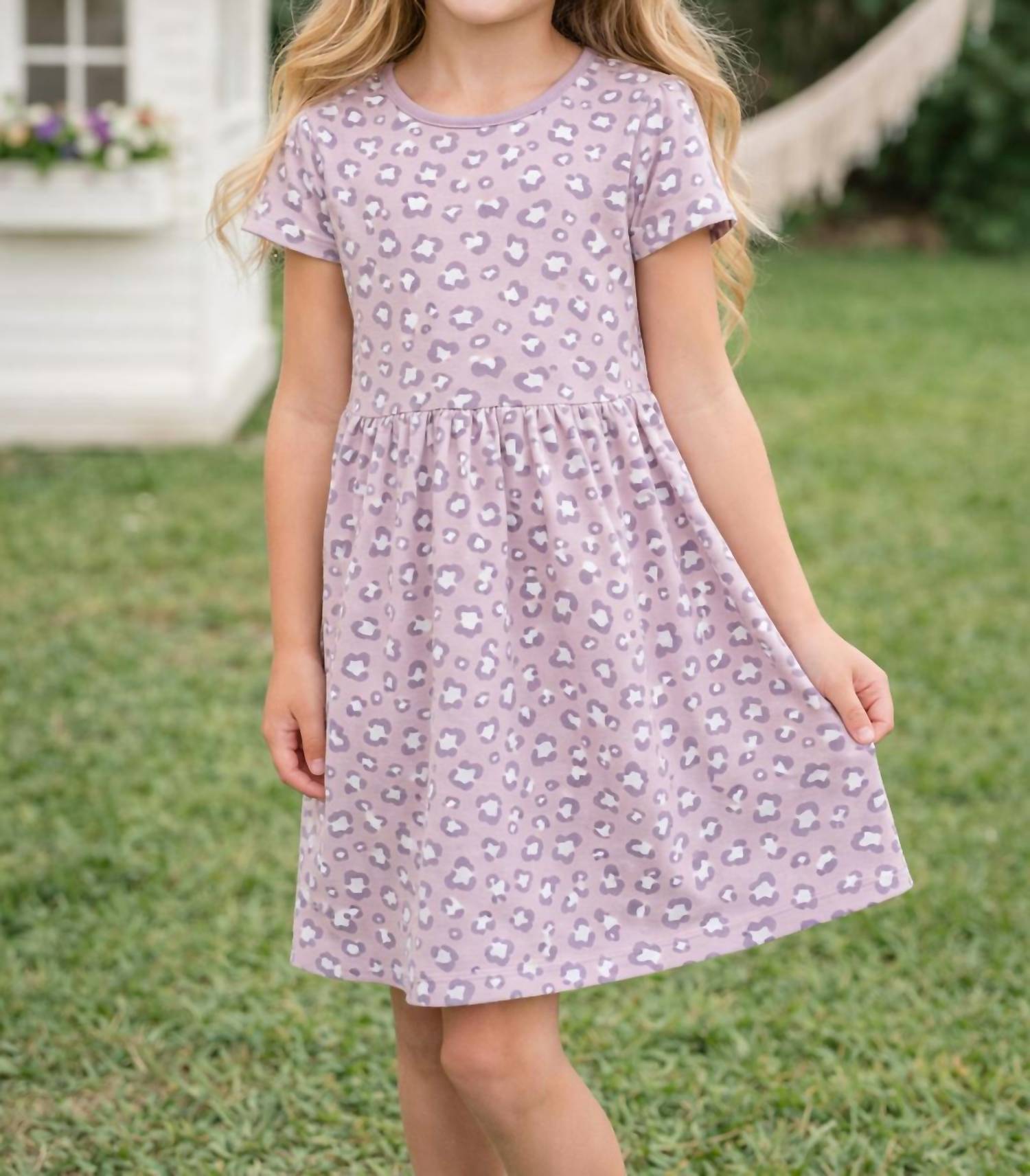 Kickee - Kid's Flutter Sleeve Twirl Dress With Pockets